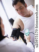 pressão sangue, medida