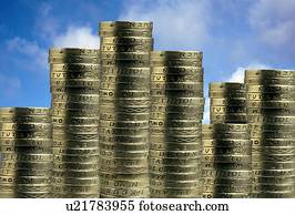 Stable economy, conceptual image