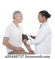 verificar, pressão sangue