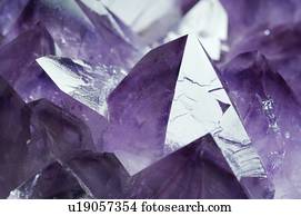 Amethyst crystals