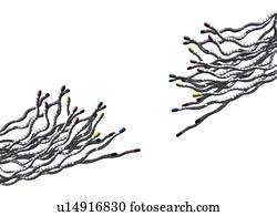 Broken connections, conceptual artwork