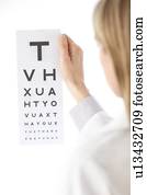 Eyesight test chart