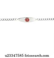 Medical identity bracelet