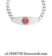 Medical identity bracelet