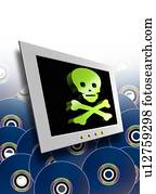 pirata, software, conceitual, artwork