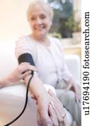 pressão sangue medição