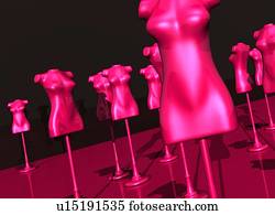 sobressalente, partes corpo, conceitual, artwork