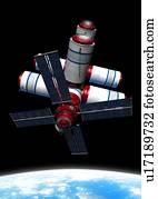 Space hotel, artwork