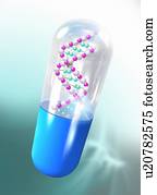 terapia gene, conceitual, artwork