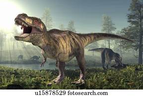 Tyrannosaurus rex dinosaur
