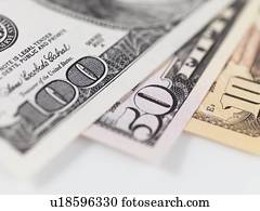 US Dollar banknotes