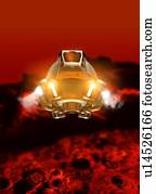 Mars exploration, artwork