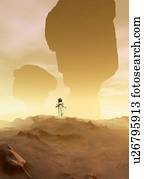 Space exploration, artwork