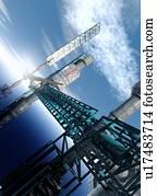 Space station, artwork