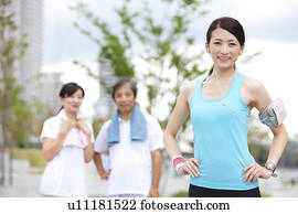 Sporty Family of Three