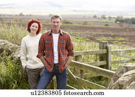 Couple in countryside Couple in countryside
