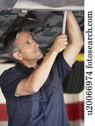 Mechanic at work Mechanic at work