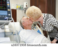 Senior people in hospital