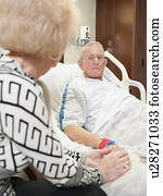 Senior people in hospital