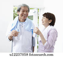 Sporty Senior Couple