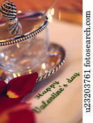 tabela, decoração, para, dia dos namorados