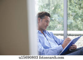 Man at the office, relax Man at the office, relax