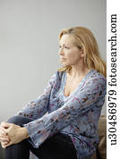 Pride woman reflecting