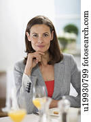 Portrait of a self confident