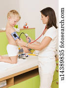 enfants, à, les, pédiatre