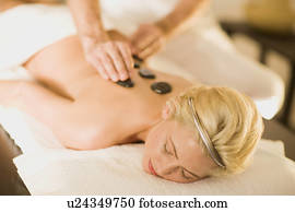 um, dia, em, um, wellness, spa