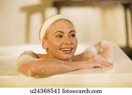 um, dia, em, um, wellness, spa