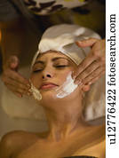 um, dia, em, um, wellness, spa