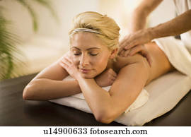 um, dia, em, um, wellness, spa