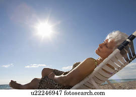 Senior Woman on the beach