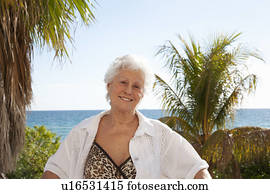 Senior Woman on the beach