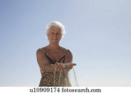 Senior Woman on the beach
