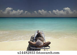 Senior Woman on the beach