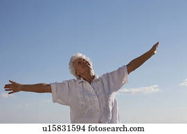 Senior Woman on the beach