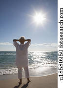 Senior Woman on the beach