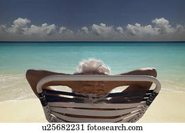 Senior Woman on the beach