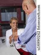 ügy emberek, misét celebráló, születésnap