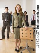 Portrait of business people