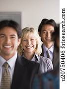 Portrait of business people