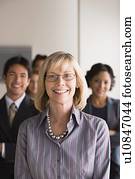 Portrait of business people