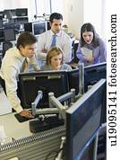 Traders at trading desk