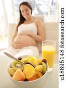 dieta saudável, em, pregnancy.