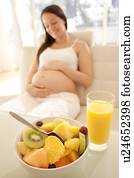 dieta saudável, em, pregnancy.