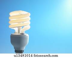 Energy-saving, luz, bulb.