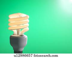 Energy-saving, luz, bulb.
