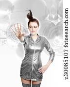 futuro, tecnologia, conceitual, image.